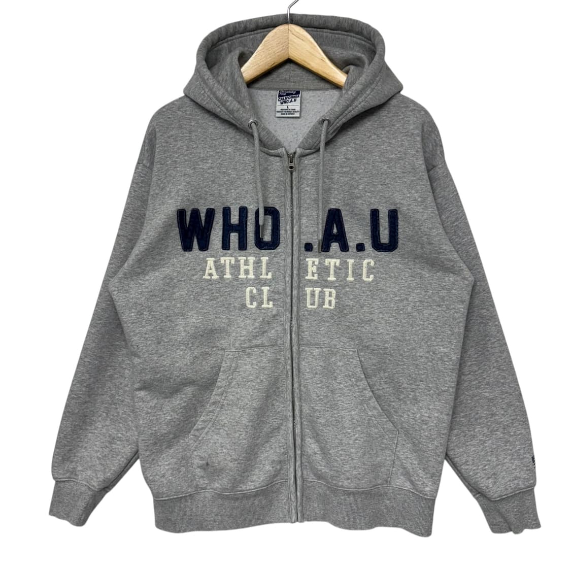 후아유 아치로고 후드집업 상품이미지1