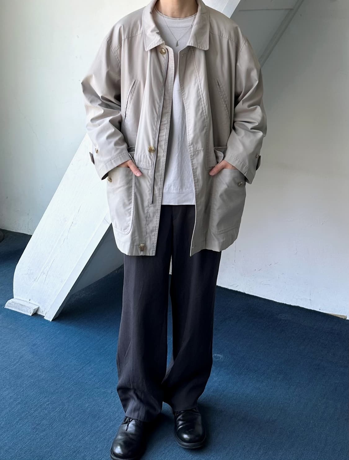 High count poly mil mid parka 상품이미지7