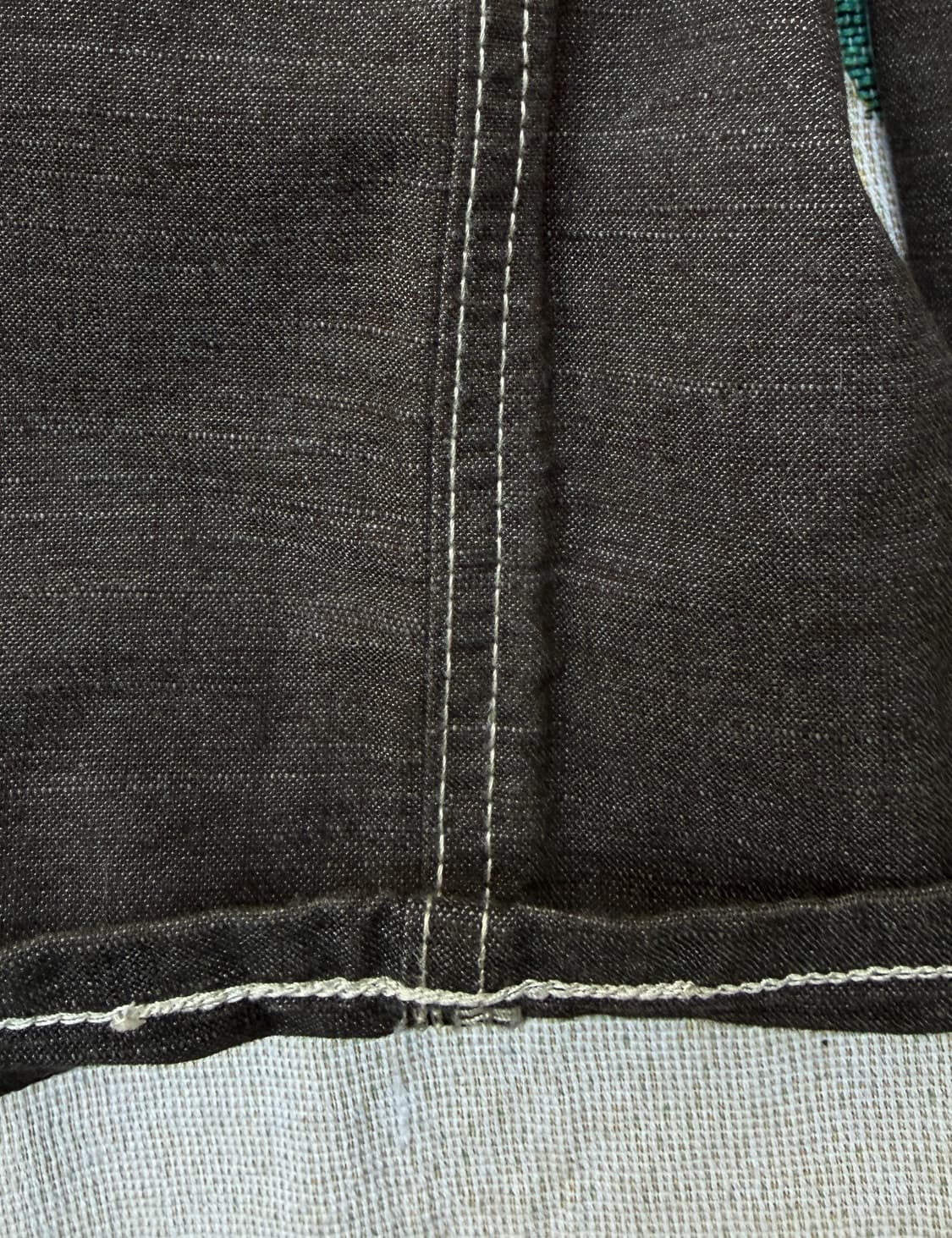 EDWIN 린넨 혼방 데님 팬츠 (W33) 상품이미지8