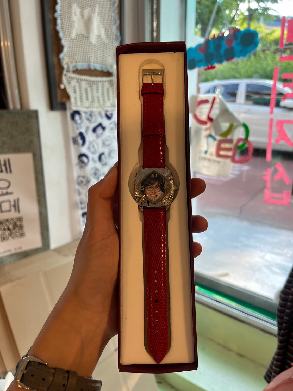 욘사마 손목시계 데드스탁 ⌚️레드 상품이미지3