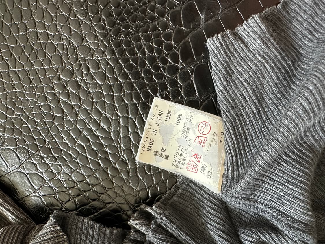 L.G.B archive mud washed cross cardigan 상품이미지6