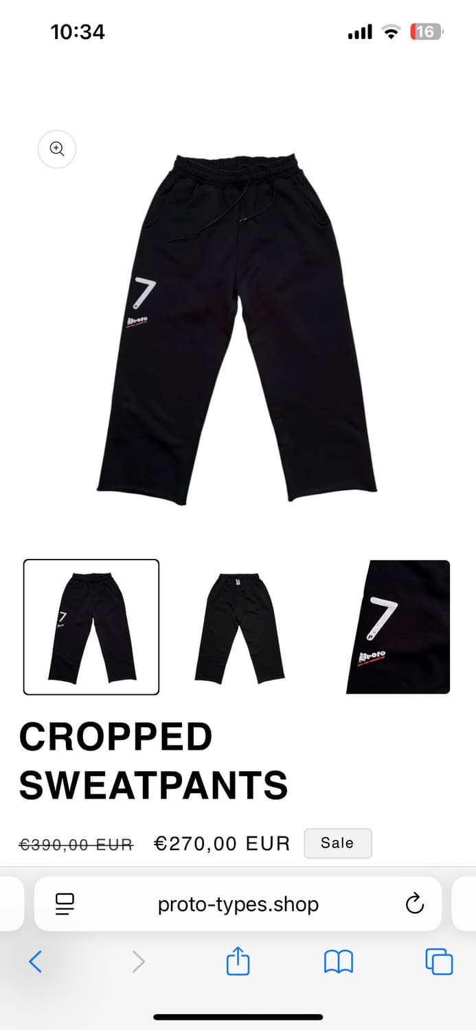prototypes cropped sweatpants 상품이미지3