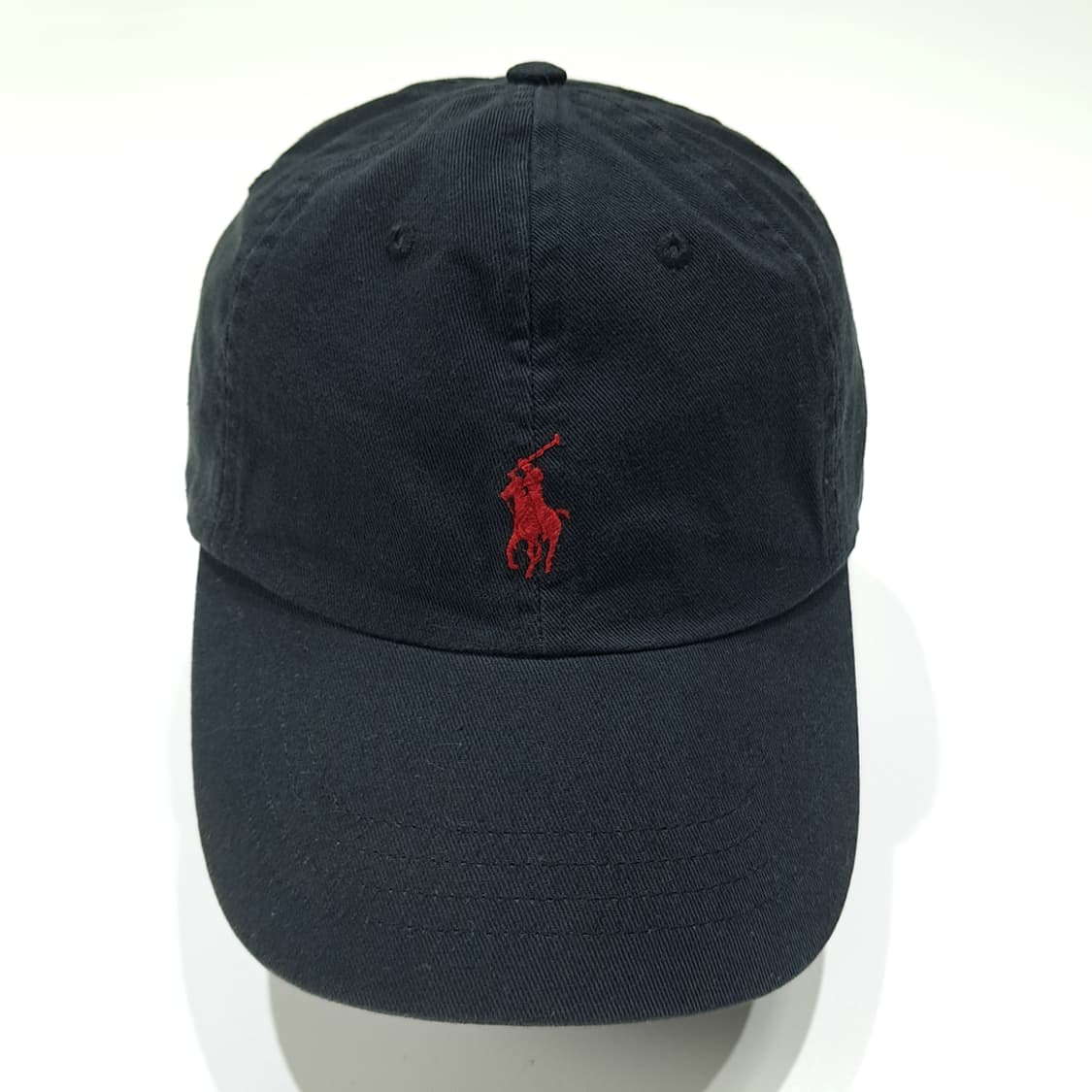 CL330 폴로 코튼 레드포니 네이비 볼캡 모자 상품이미지3
