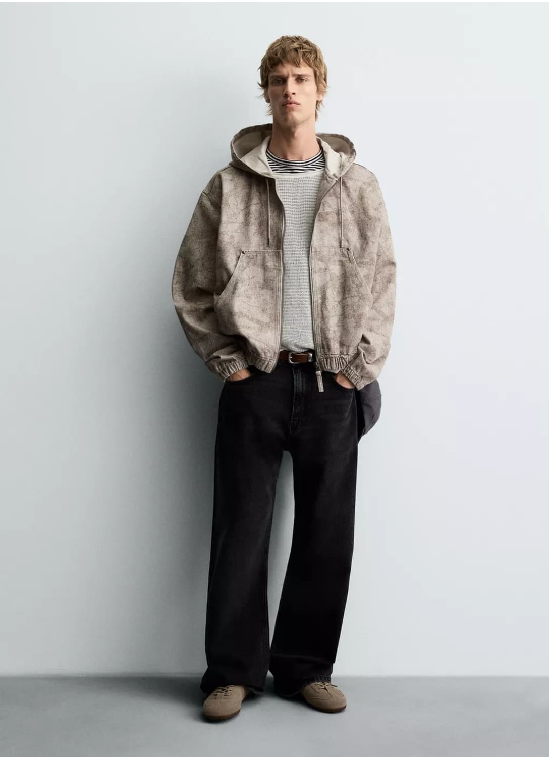 워싱 후드 점퍼 상품이미지4