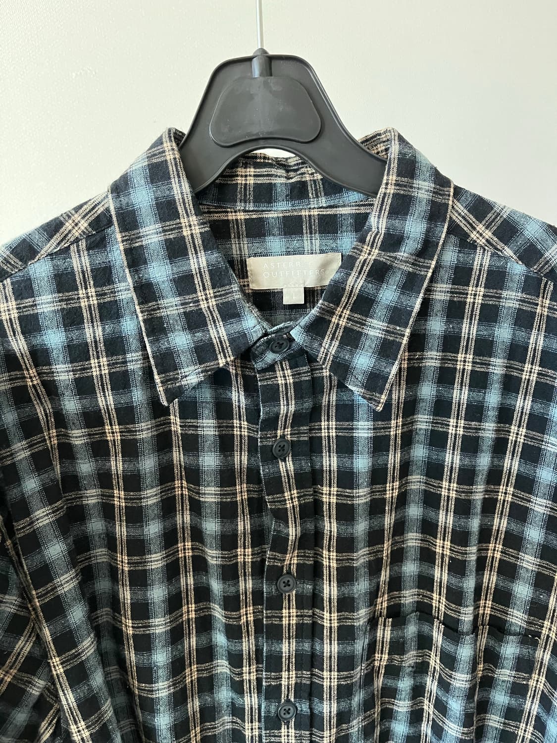 빈티지무드 체크 남방 상품이미지1