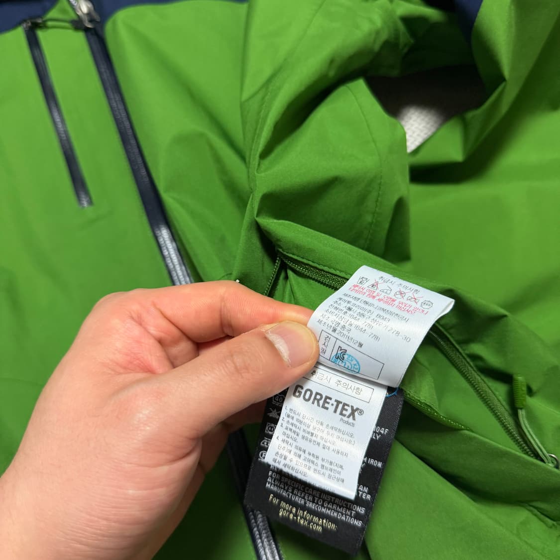 아이더 고어텍스 팩라이트쉘 바람막이 자켓 상품이미지6