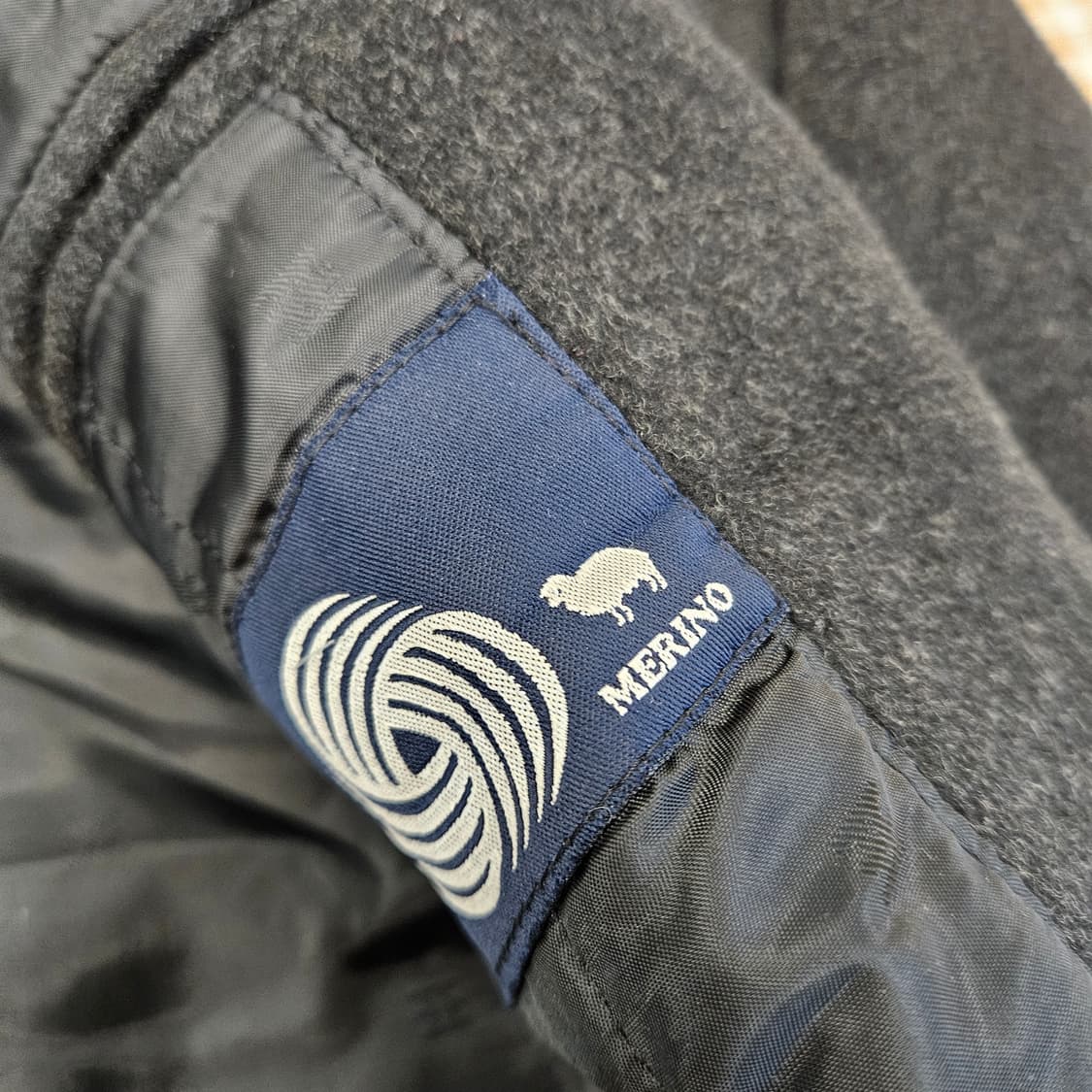 심플한 메리노울100 집업 점퍼 남자100 상품이미지7