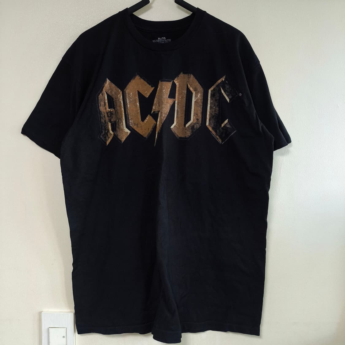 [XL] AC/DC 에이씨디씨 로고 밴드티 상품이미지1