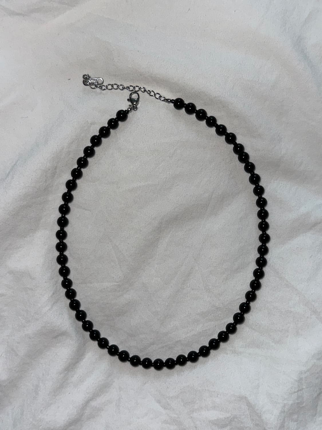 Black beaded necklace  상품이미지2
