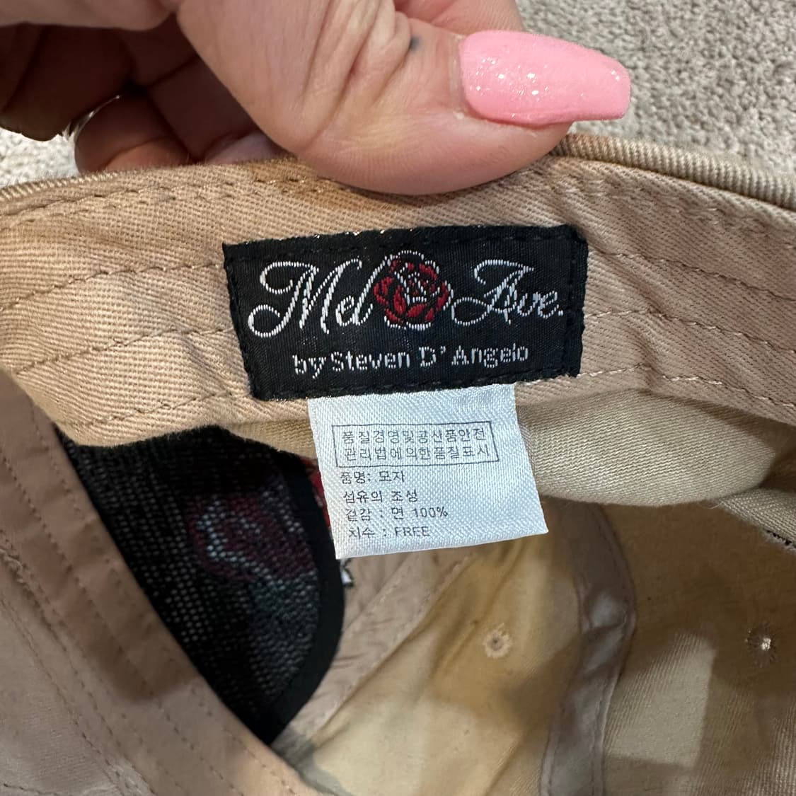 Mel Ave by Steven D'Angelo 올드스쿨 스컬 자수 볼캡 상품이미지4