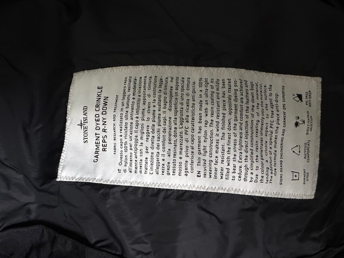 스톤아일랜드 크링크랩스 후드 자켓 24fw XL 상품이미지4