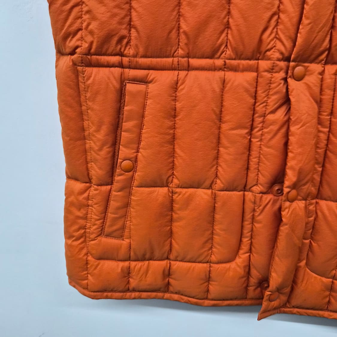 까스텔바작 오렌지 패딩 조끼 남성 M 상품이미지3