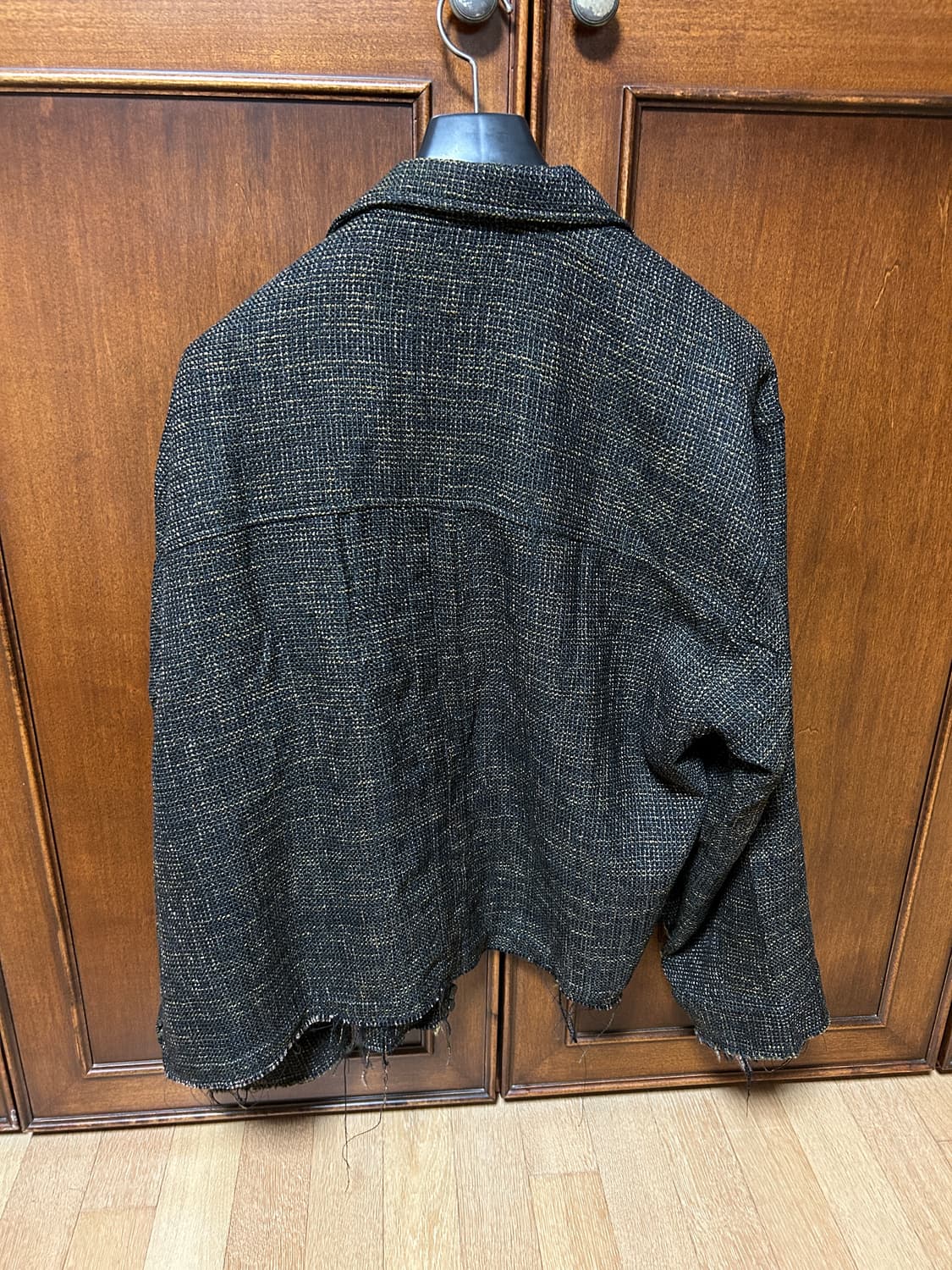 [2] 24aw 안셀름 트위드 집업 자켓 브라운 상품이미지2