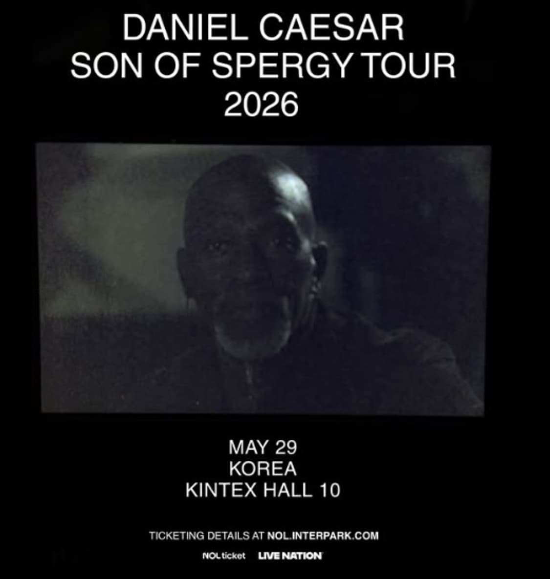 다니엘 시저 내한 스탠딩 a구역 2연석 양도 상품이미지1