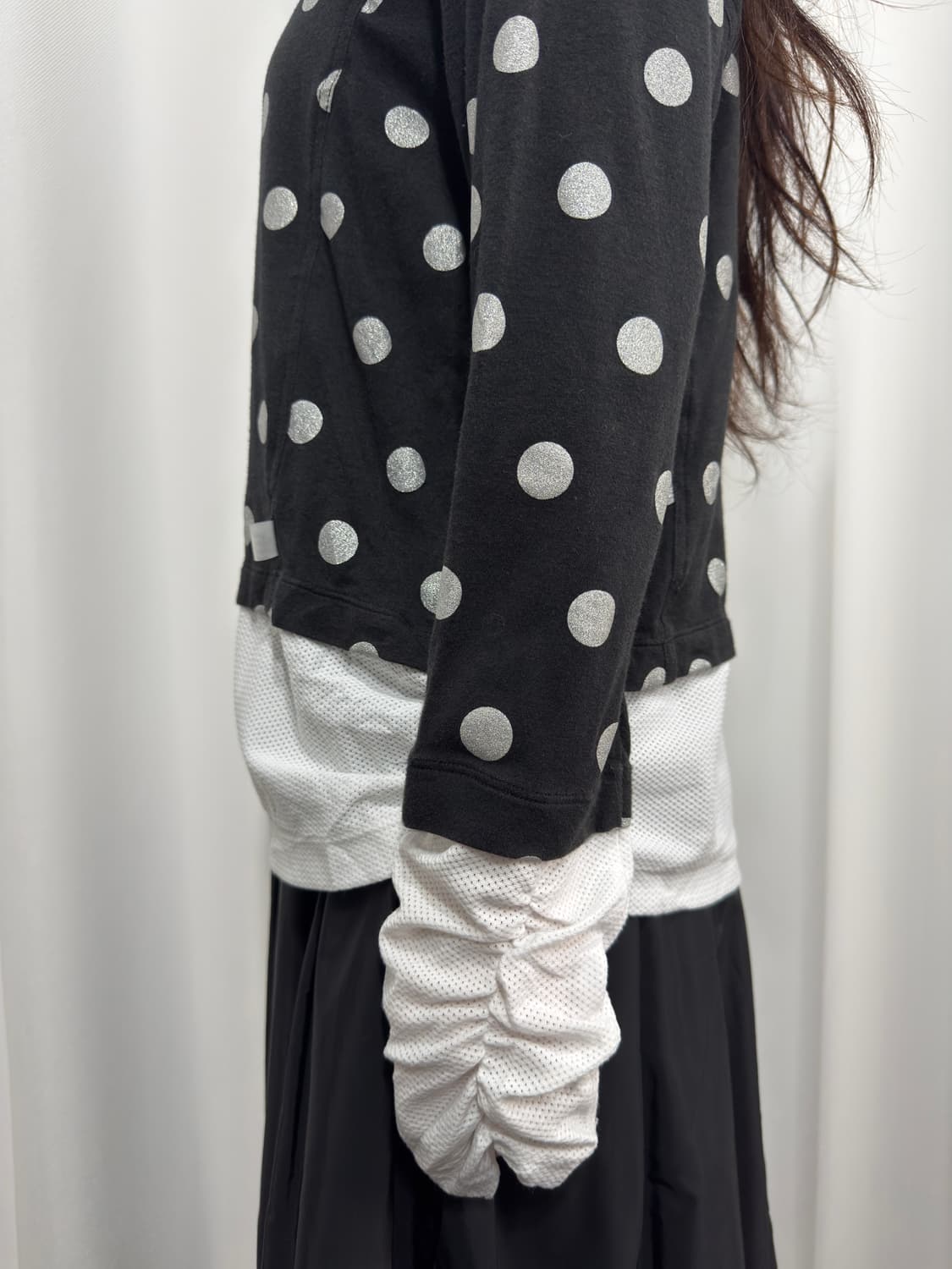 dot layered top 상품이미지4