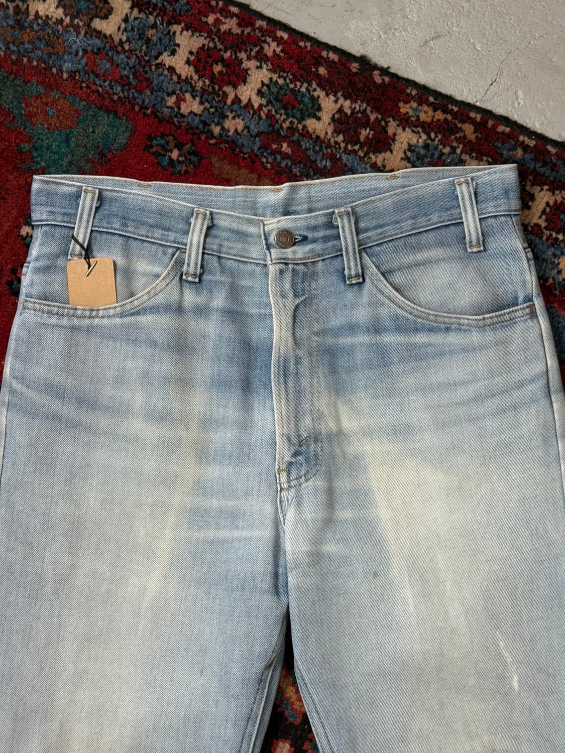 70's USA Made 빈티지 리바이스 646 벨바텀 부츠컷 오렌지탭 상품이미지5