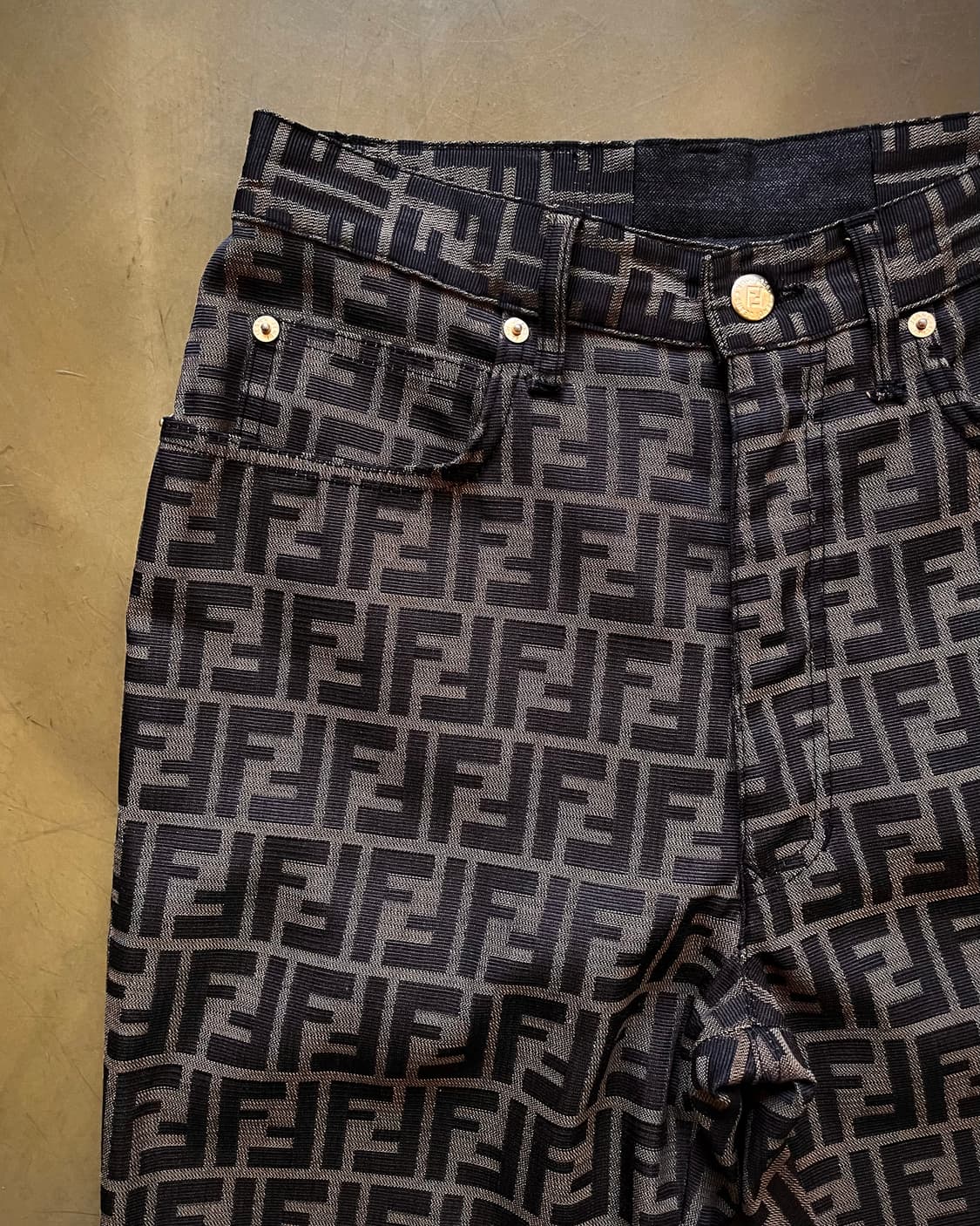 1990s FENDI Old Zucca Pattern Trouser 상품이미지4