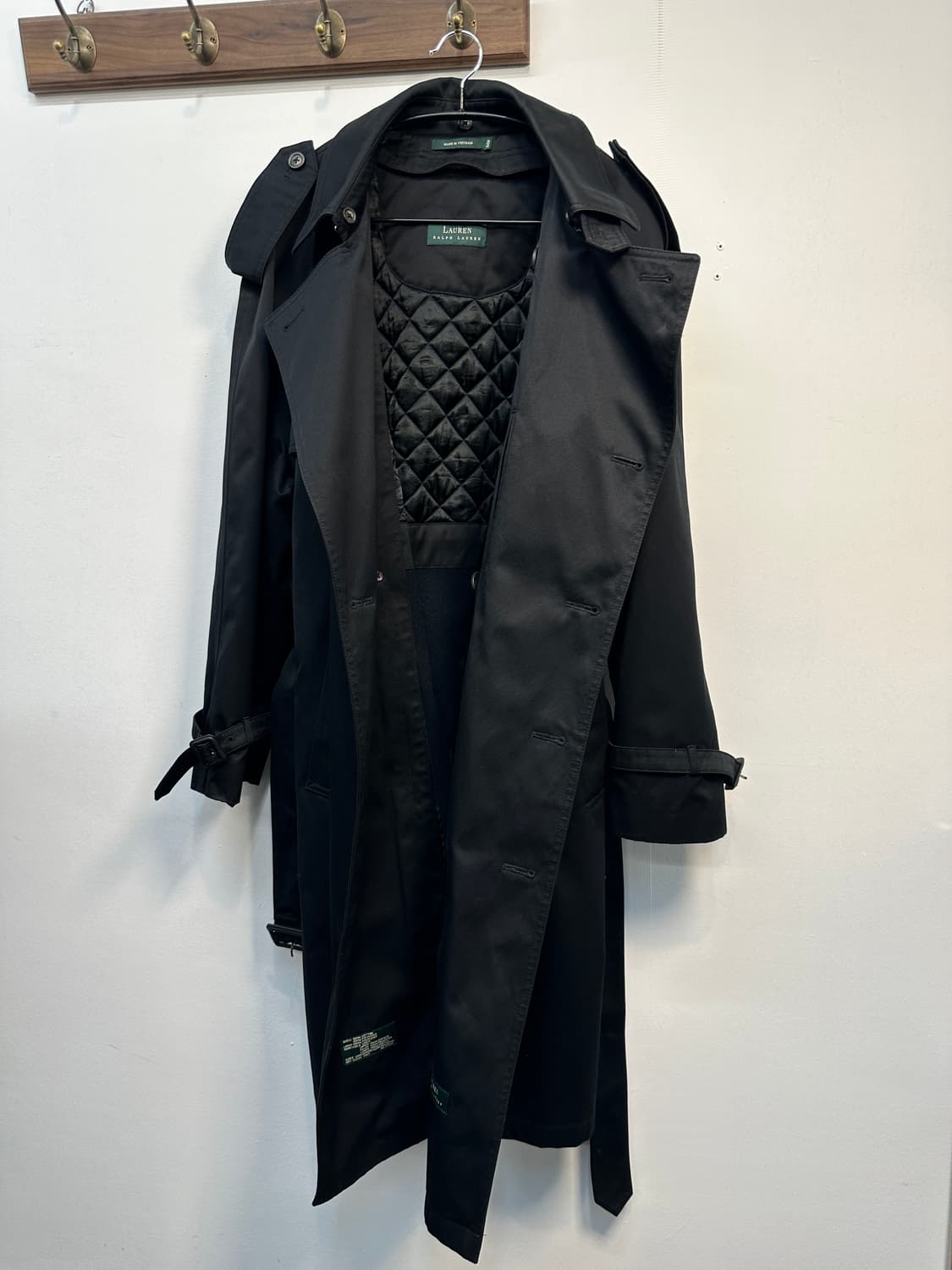 폴로 랄프로렌 트렌치 코트 블랙42 (100size) 상품이미지6
