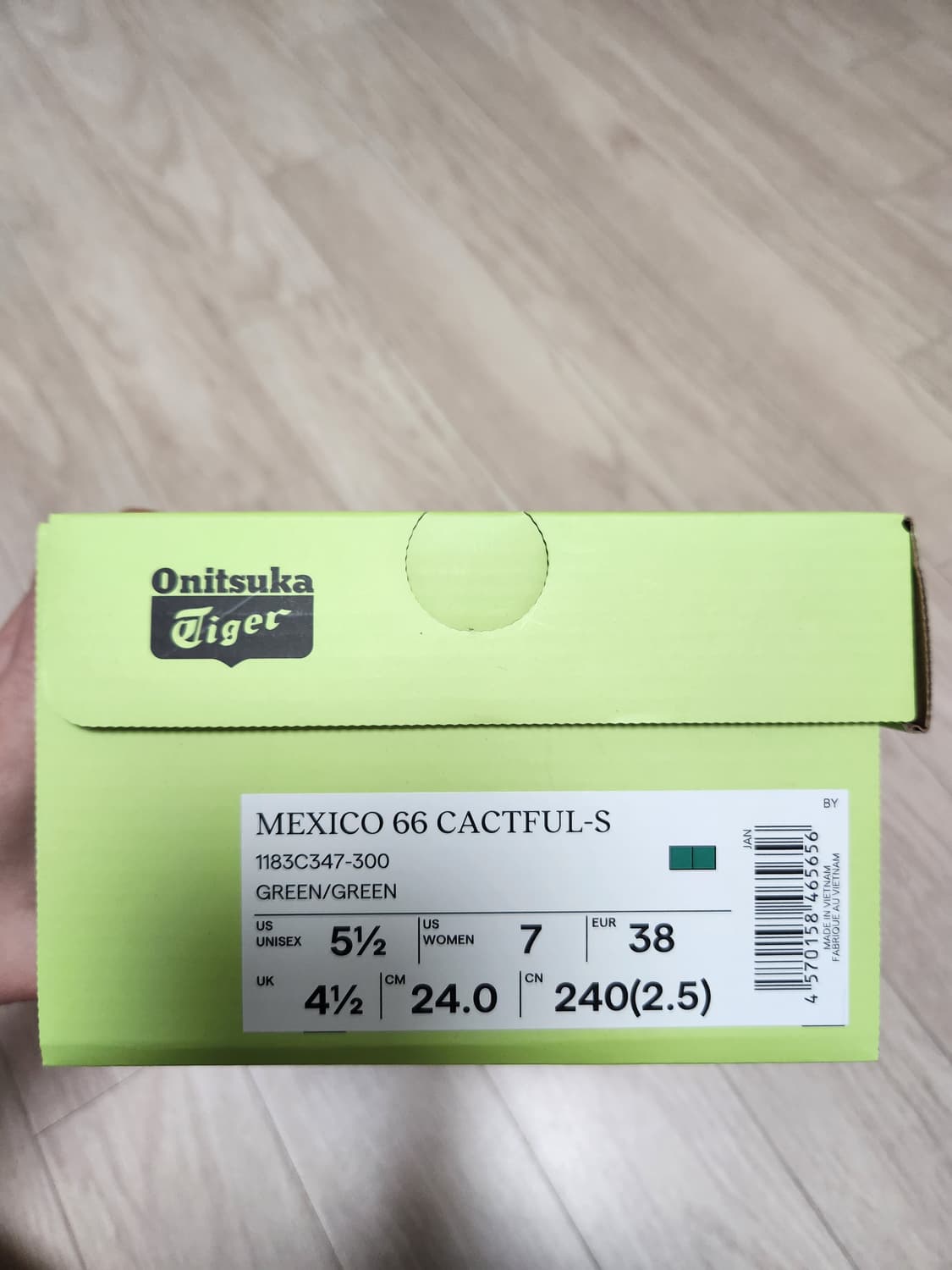 (새상품)오니츠타이거  멕시코66 cactful 그린 240사이즈 상품이미지3