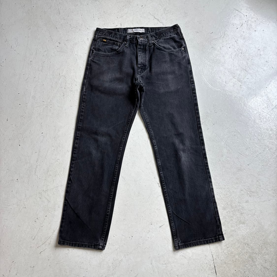 00s LEE 빈티지 흑청 데님팬츠 32x30 상품이미지1