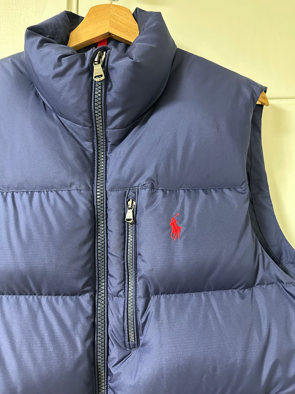 폴로 랄프로렌 남성 포니 다운 패딩 조끼 m 상품이미지2