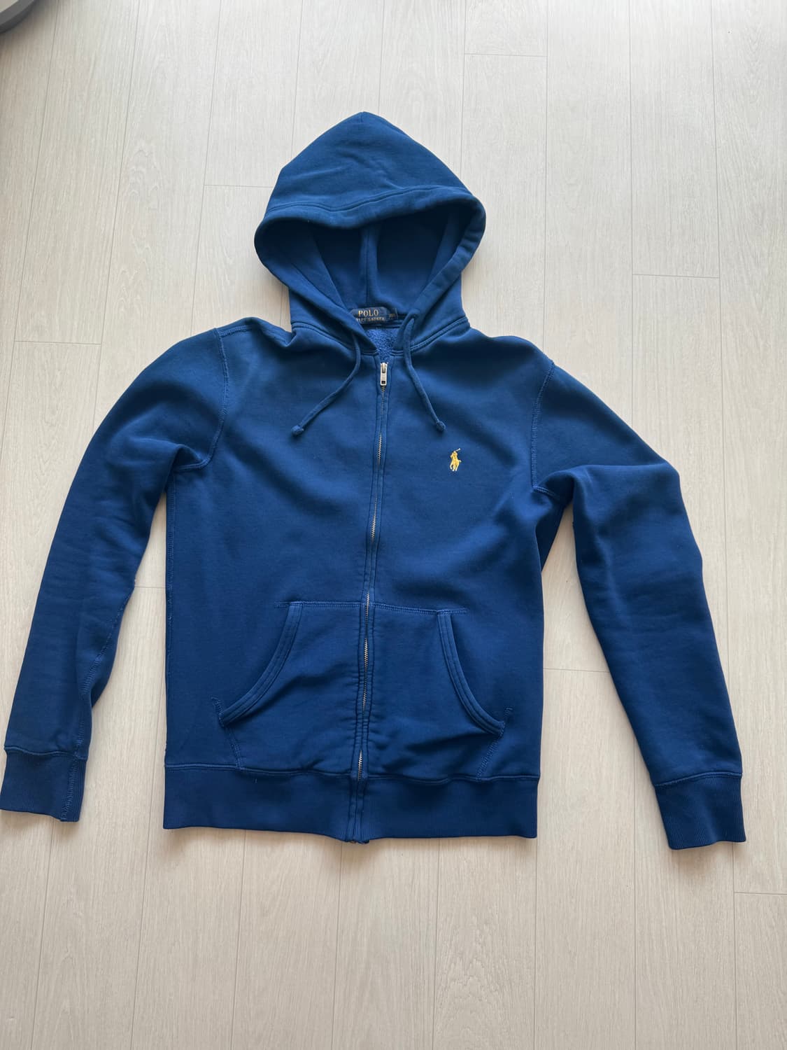 폴로 블루 후드집업 상품이미지1