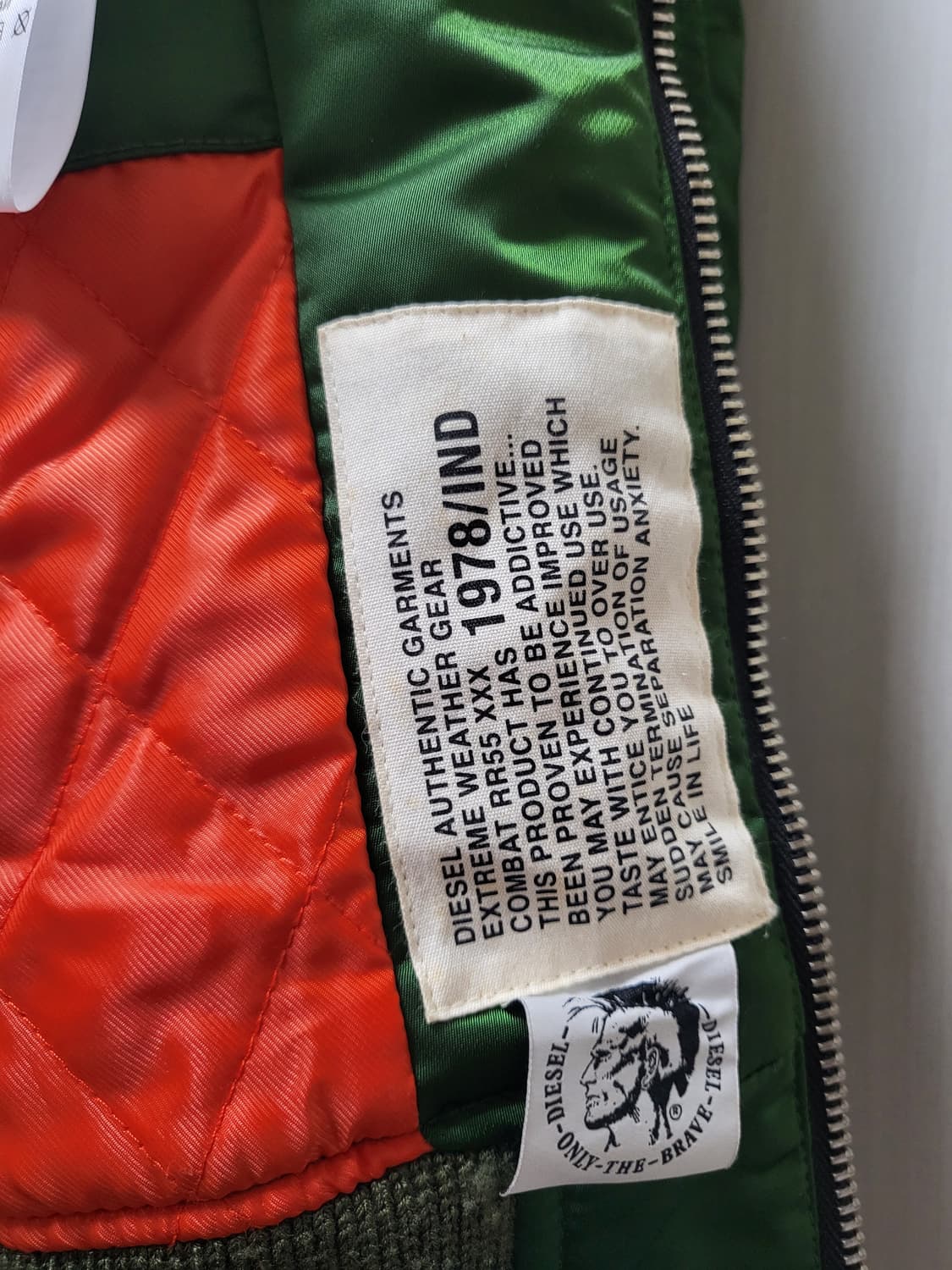 디젤 ma-1 항공 자켓 L사이즈 상품이미지6