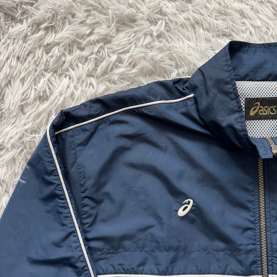 ASICS 일본빈티지 나일론 바람막이 아식스 바람막이 XL 100 상품이미지1