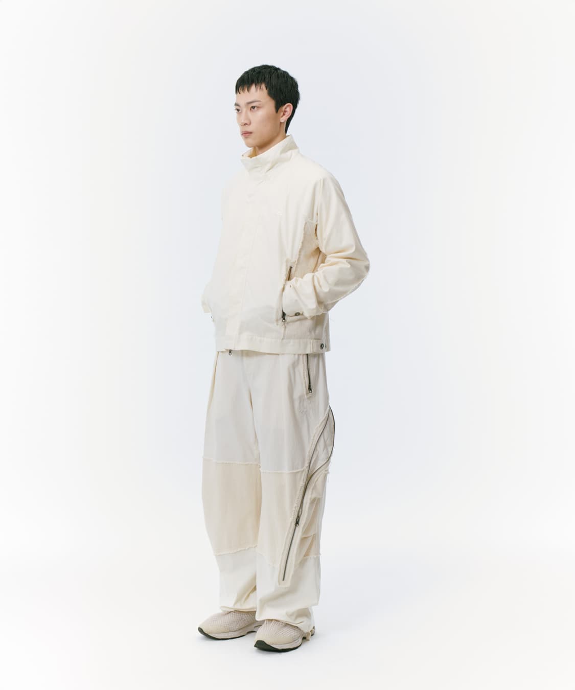 산산기어 AFFINE CURVE PANTS 어파인 커브 팬츠 아이보리 2 상품이미지2