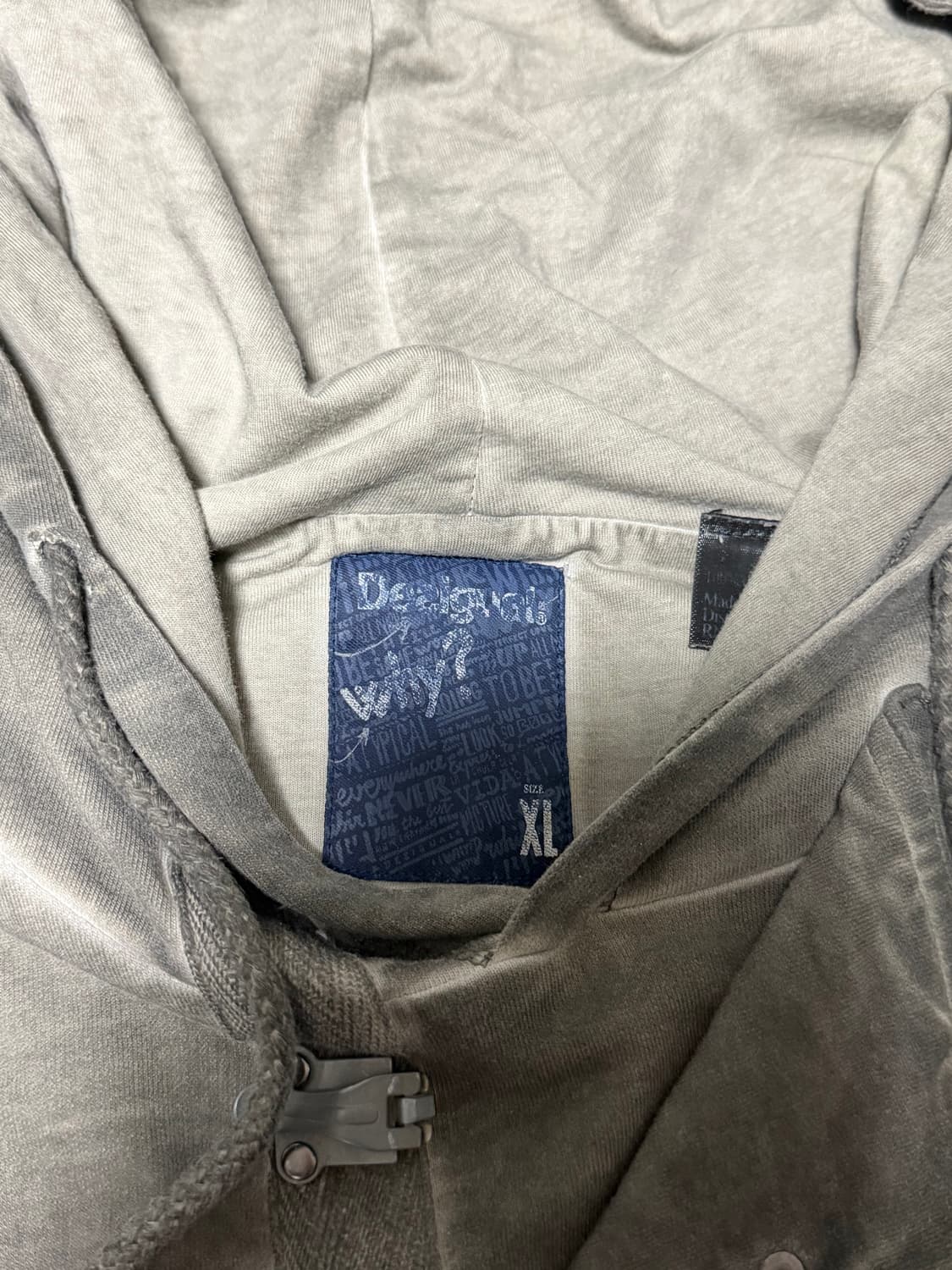 Desigual Pigment Washed Patchwork Buckle 상품이미지3