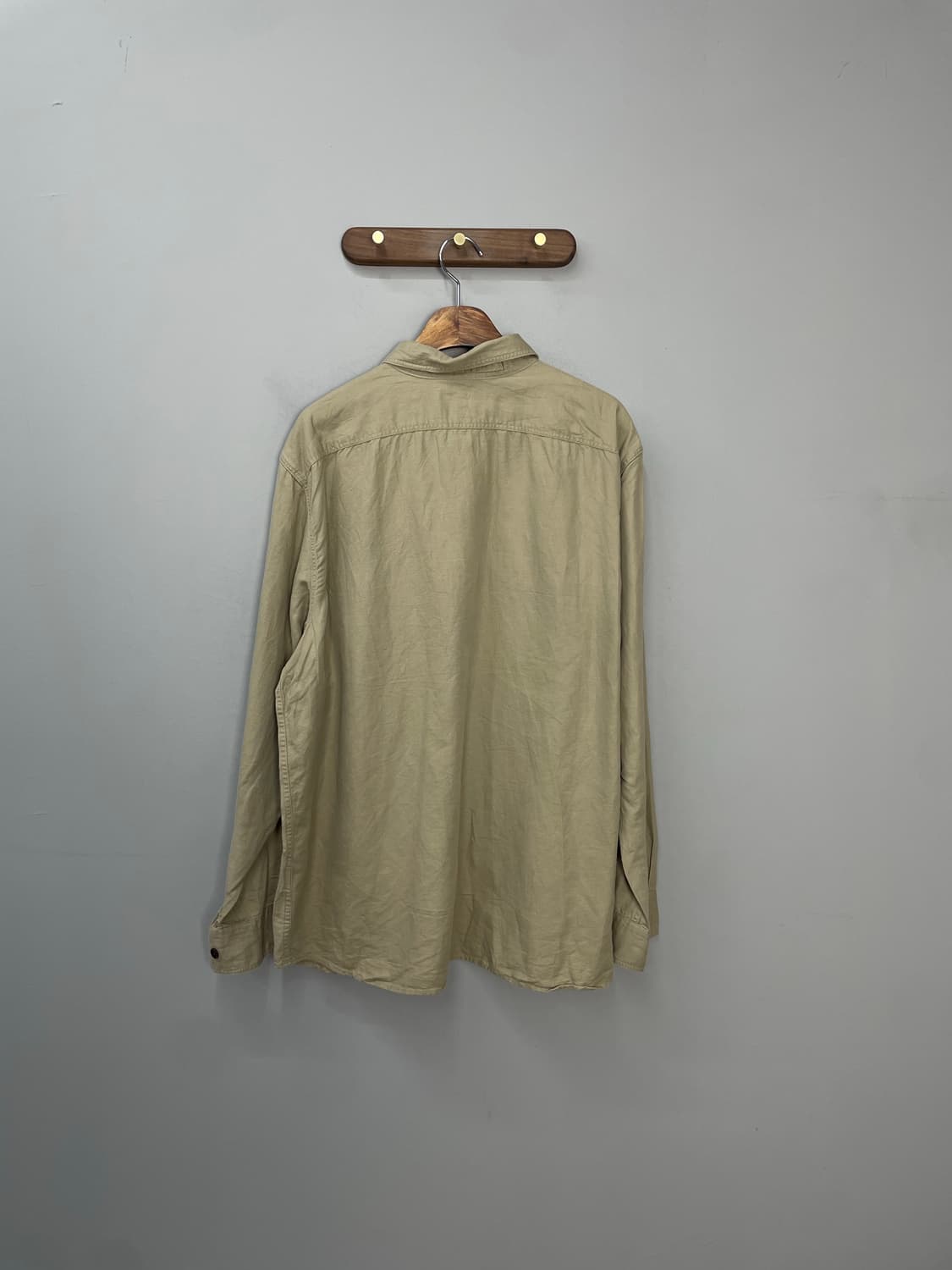 칼하트 투 포켓 베이지 워크셔츠 H1030 상품이미지4