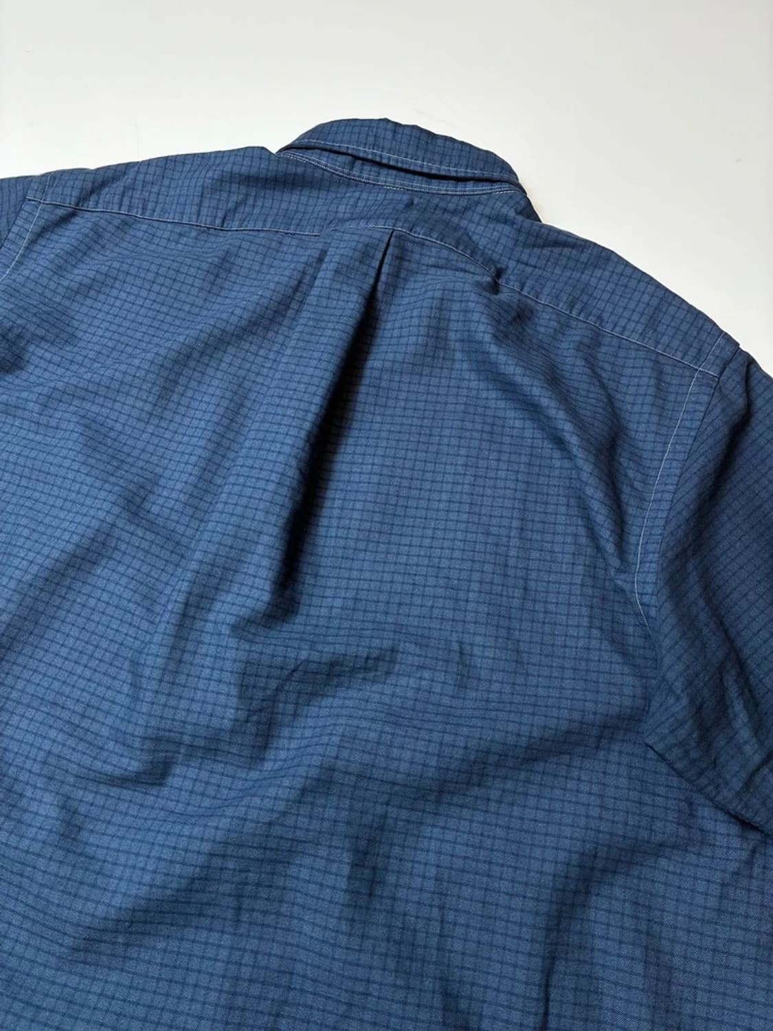 폴로 랄프로렌 00's 블루 마이크로 체크 반팔 셔츠 PN9009 상품이미지5