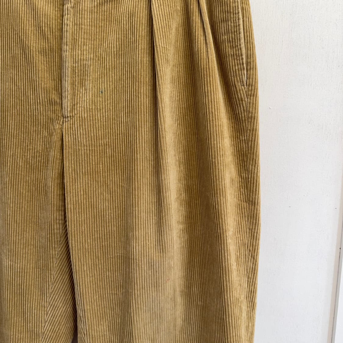 90–00s Polo 폴로 코듀로이 투턱 카브라 상품이미지3