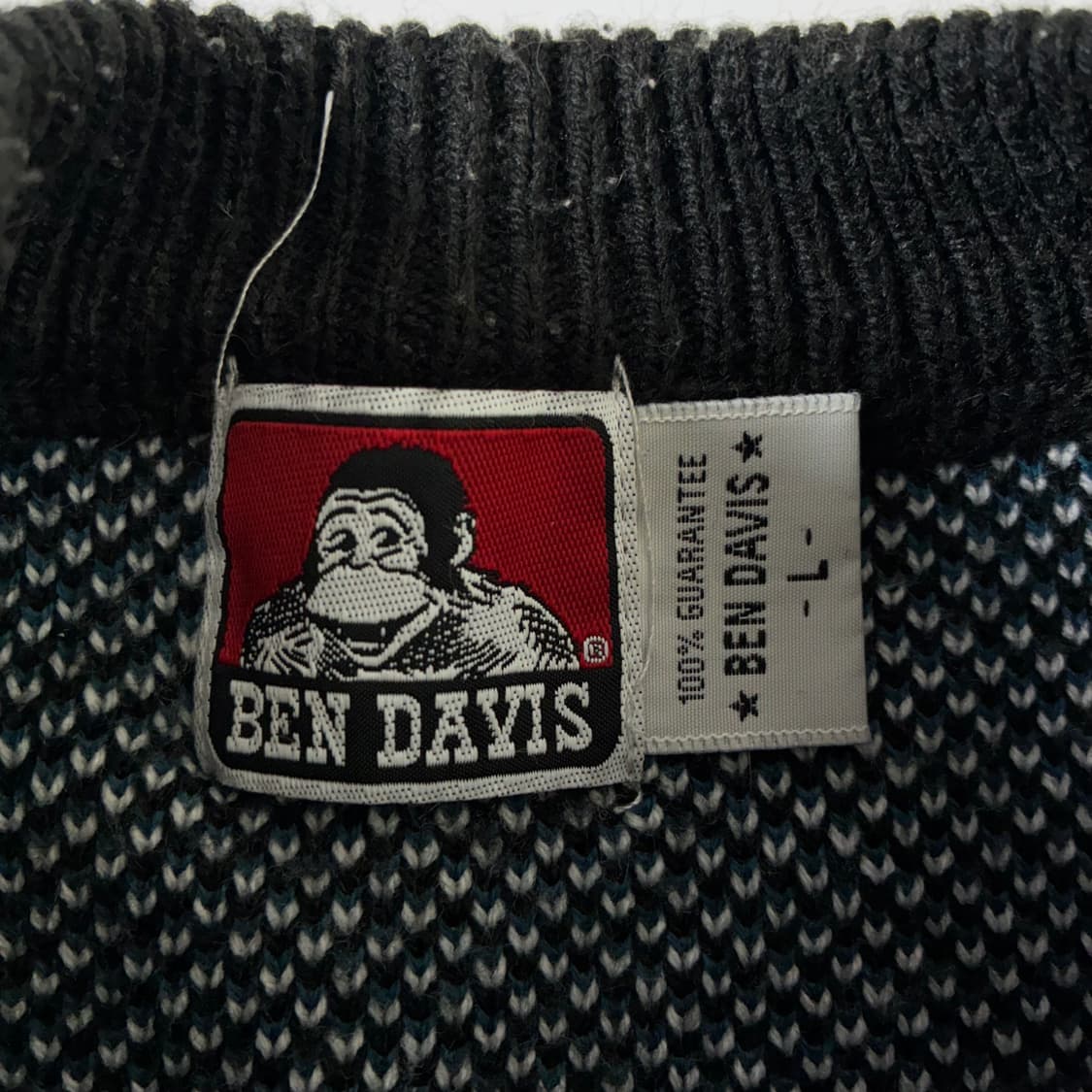 Ben davis   벤 데이비스 투사이드 로고 니트   상품이미지7