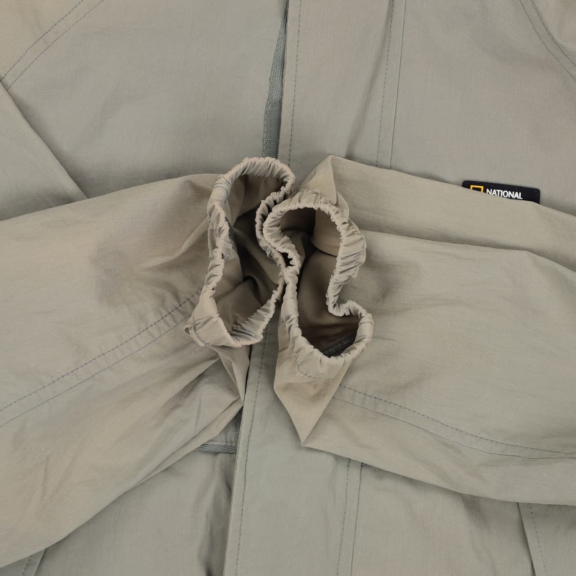 [M] 내셔널지오그래픽 남성 무스 우븐 바람막이 자켓 카키 3885 상품이미지4