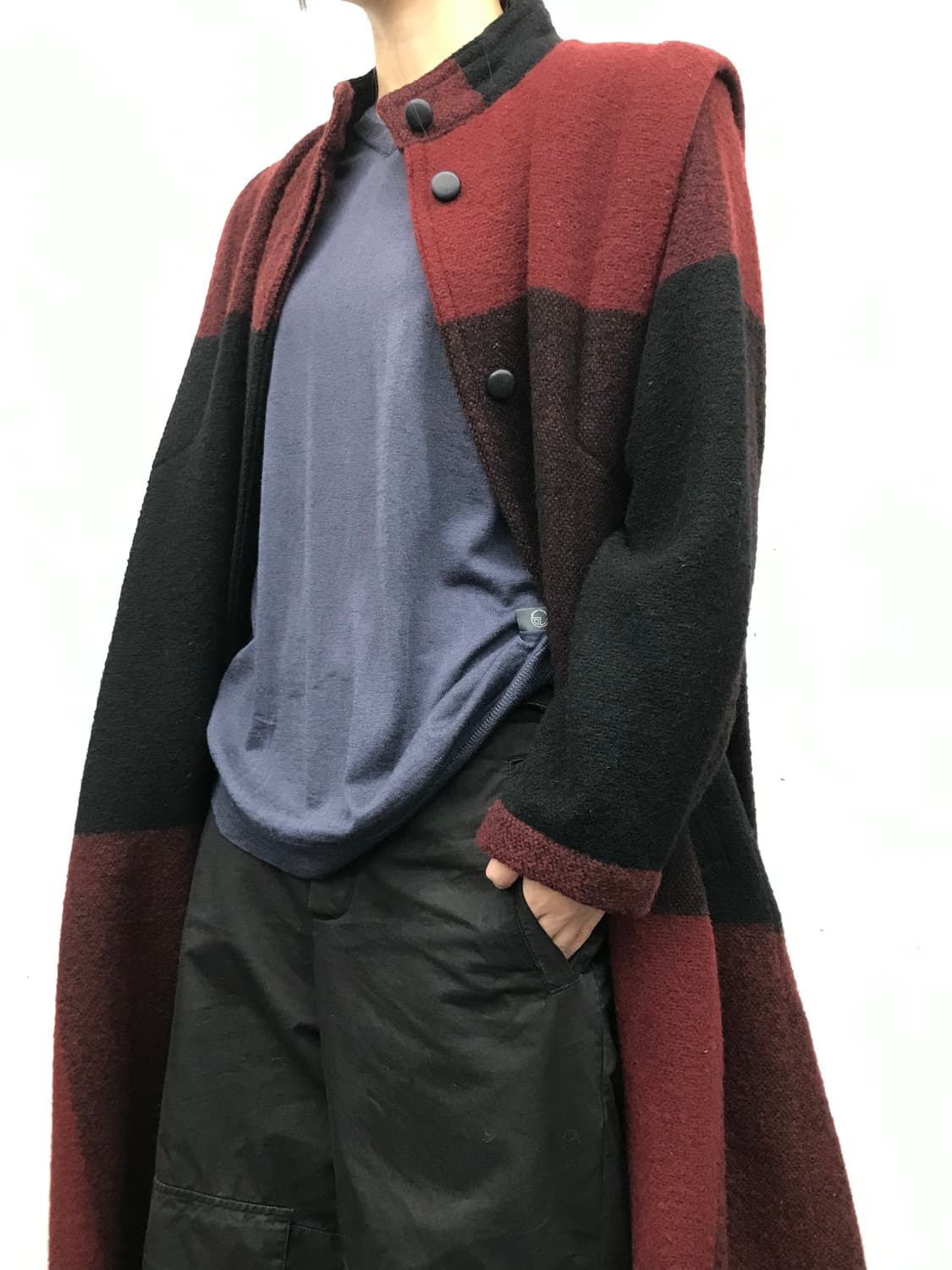 79s Issey Miyake sport 절개 플리츠 코트 상품이미지3