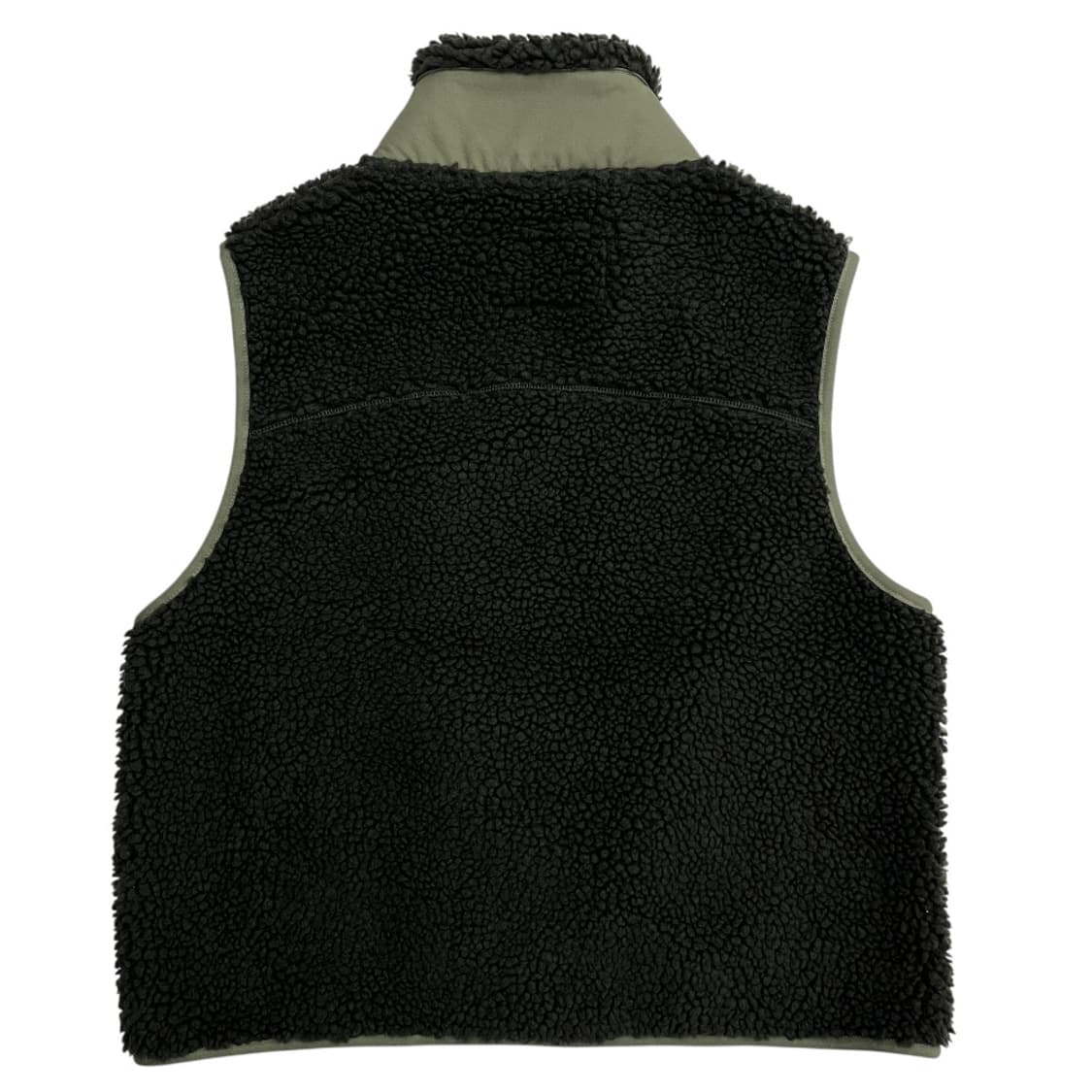 라코스테 미니로고 딥카키 뽀글이 조끼 S 상품이미지3