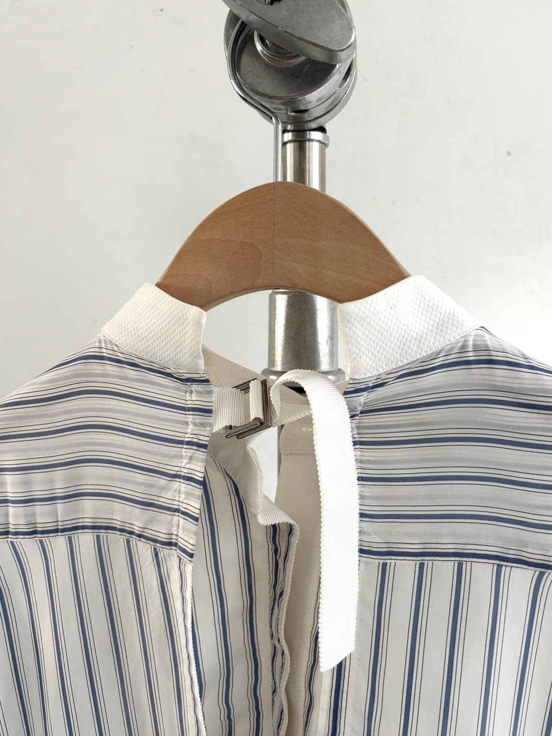 Sacai 사카이 스트라이프 언발란스 셔츠 상품이미지6