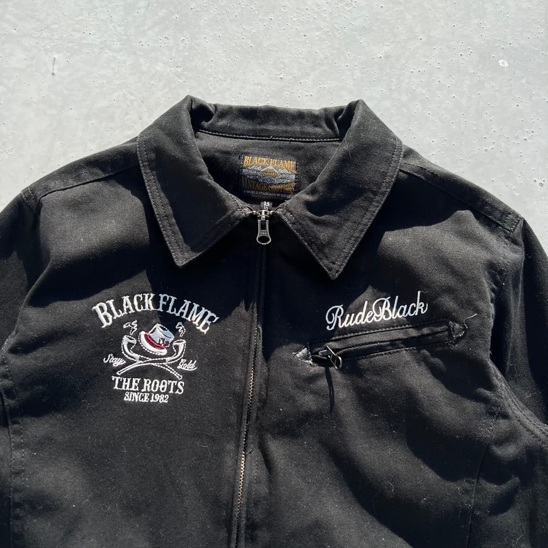 Black Flame 자수 자켓 상품이미지3