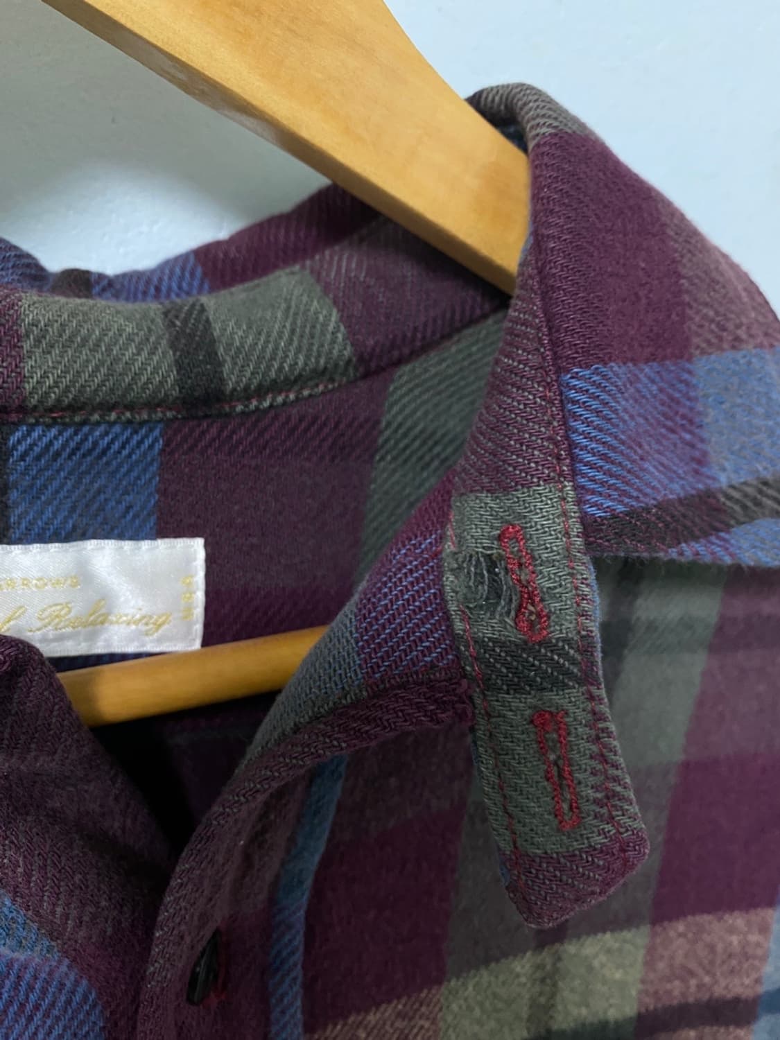 유나이티드애로우 GLR / Made in USA 플란넬 워크 셔츠 / M 상품이미지3