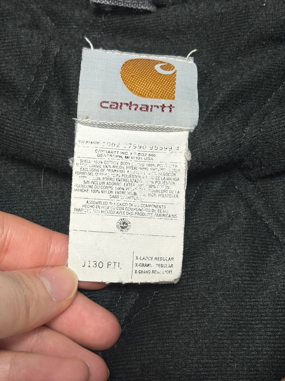 🇲🇽 00s 칼하트 J130 PTL 액티브 자켓 상품이미지4