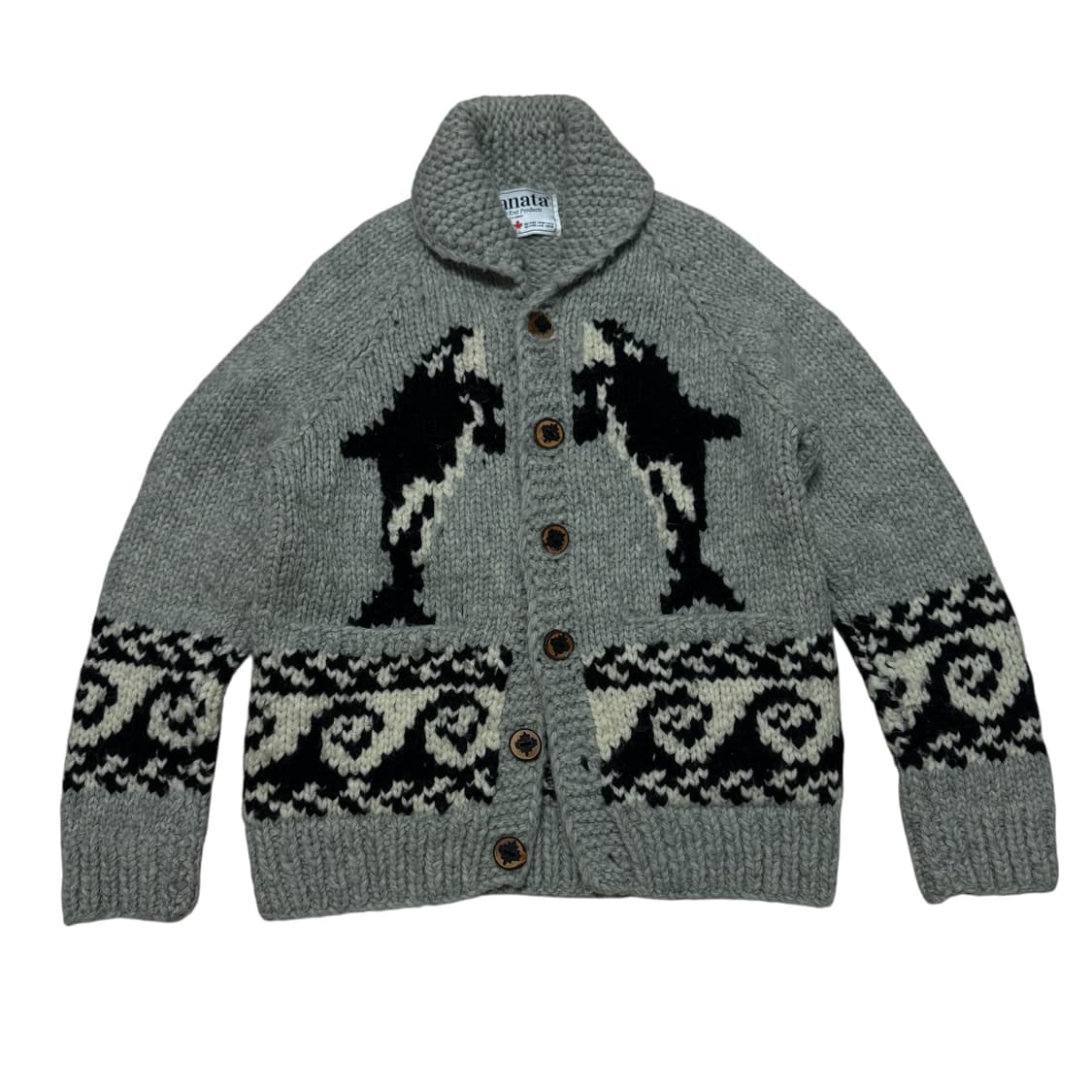 카나타 범고래 코위찬 가디건 자켓 상품이미지2