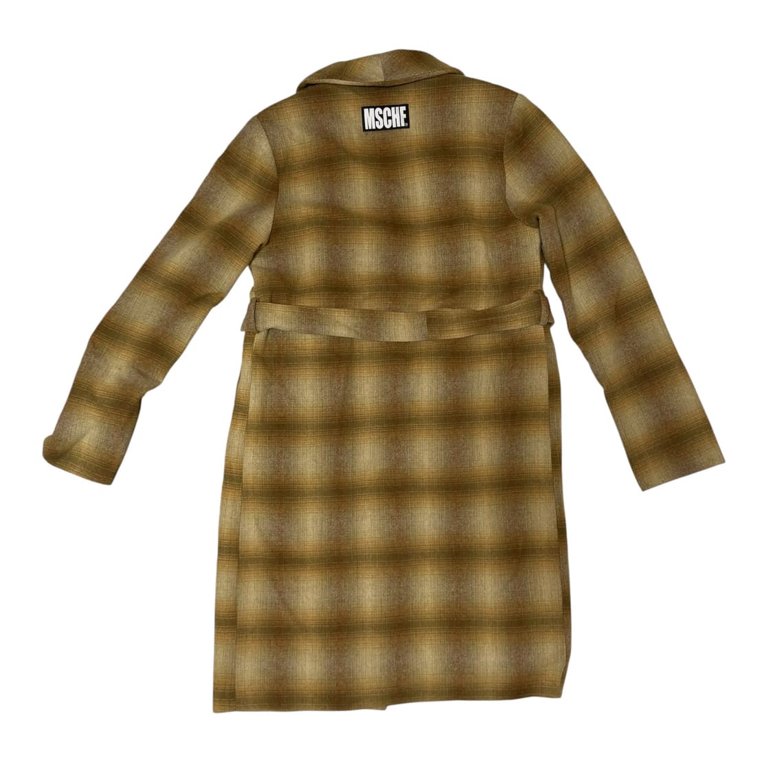 미스치프 체크 로브 코트 상품이미지3