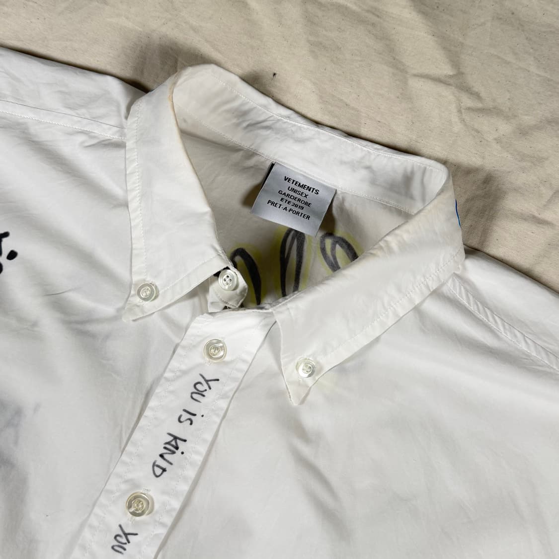 19ss 베트멍 페인트 셔츠 남방 상품이미지2