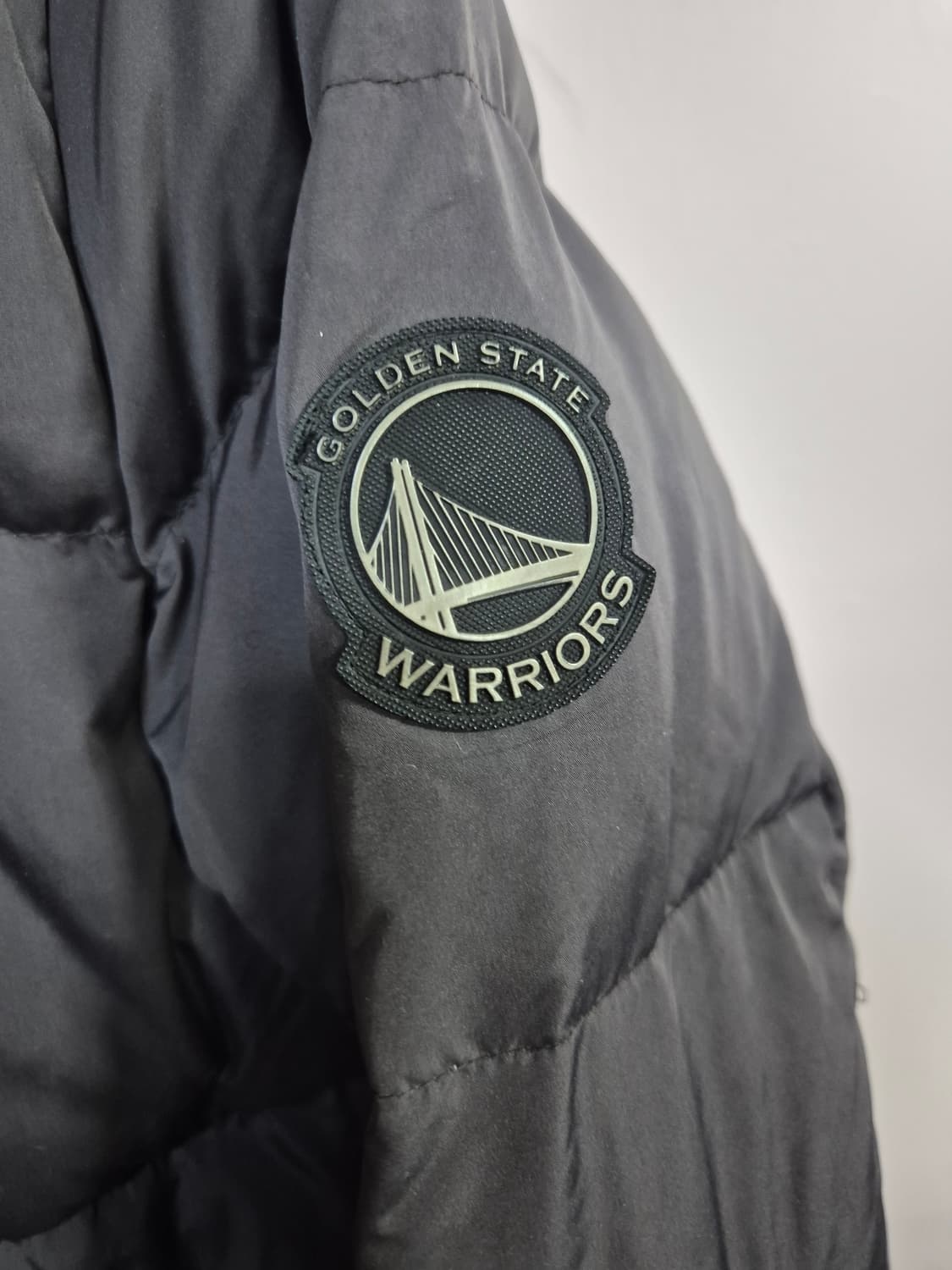 NBS 골든스테이트 워리어스 롱패딩 그레이 상품이미지3