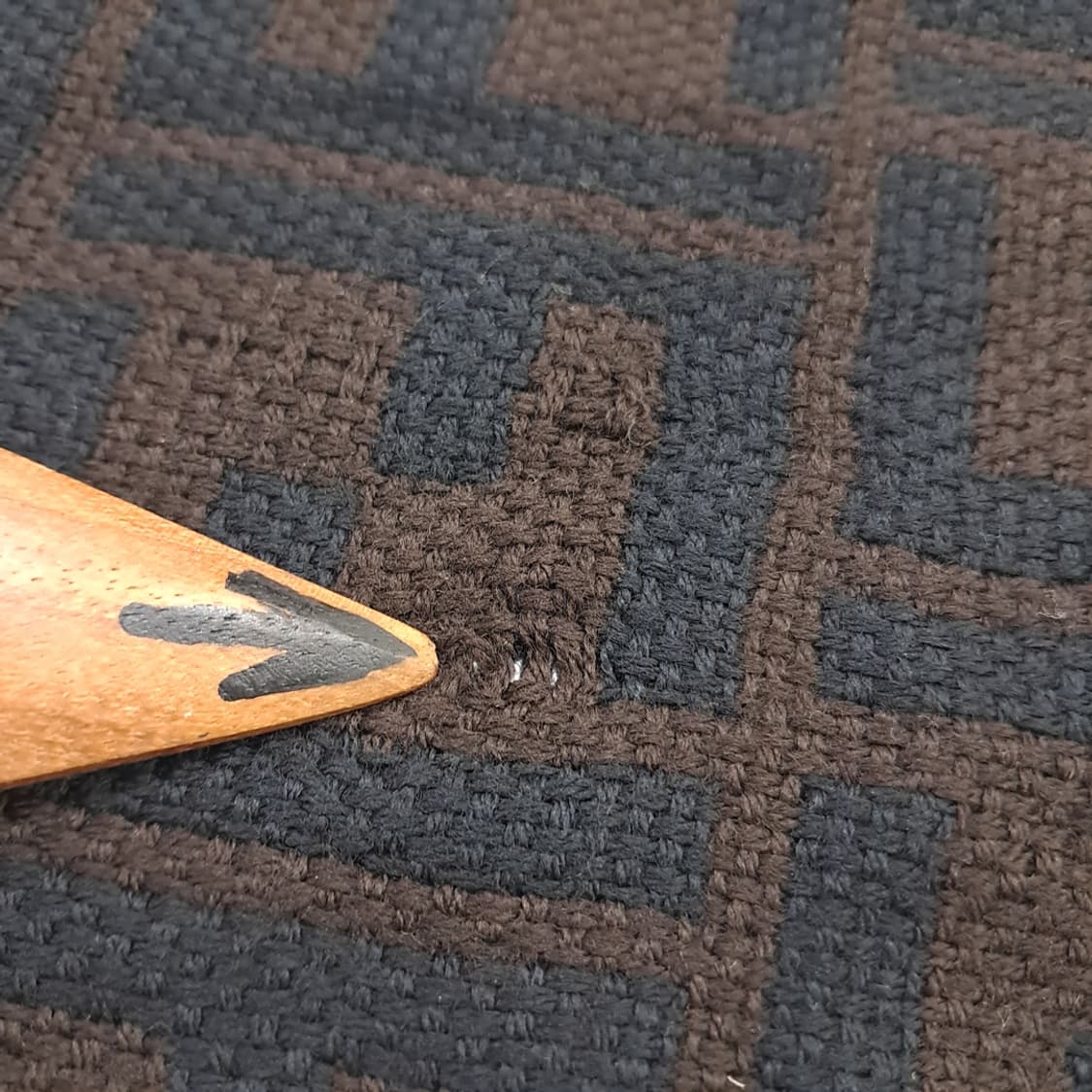 MX148 펜디 FF 로고 다크브라운 울 목도리 머플러 상품이미지8