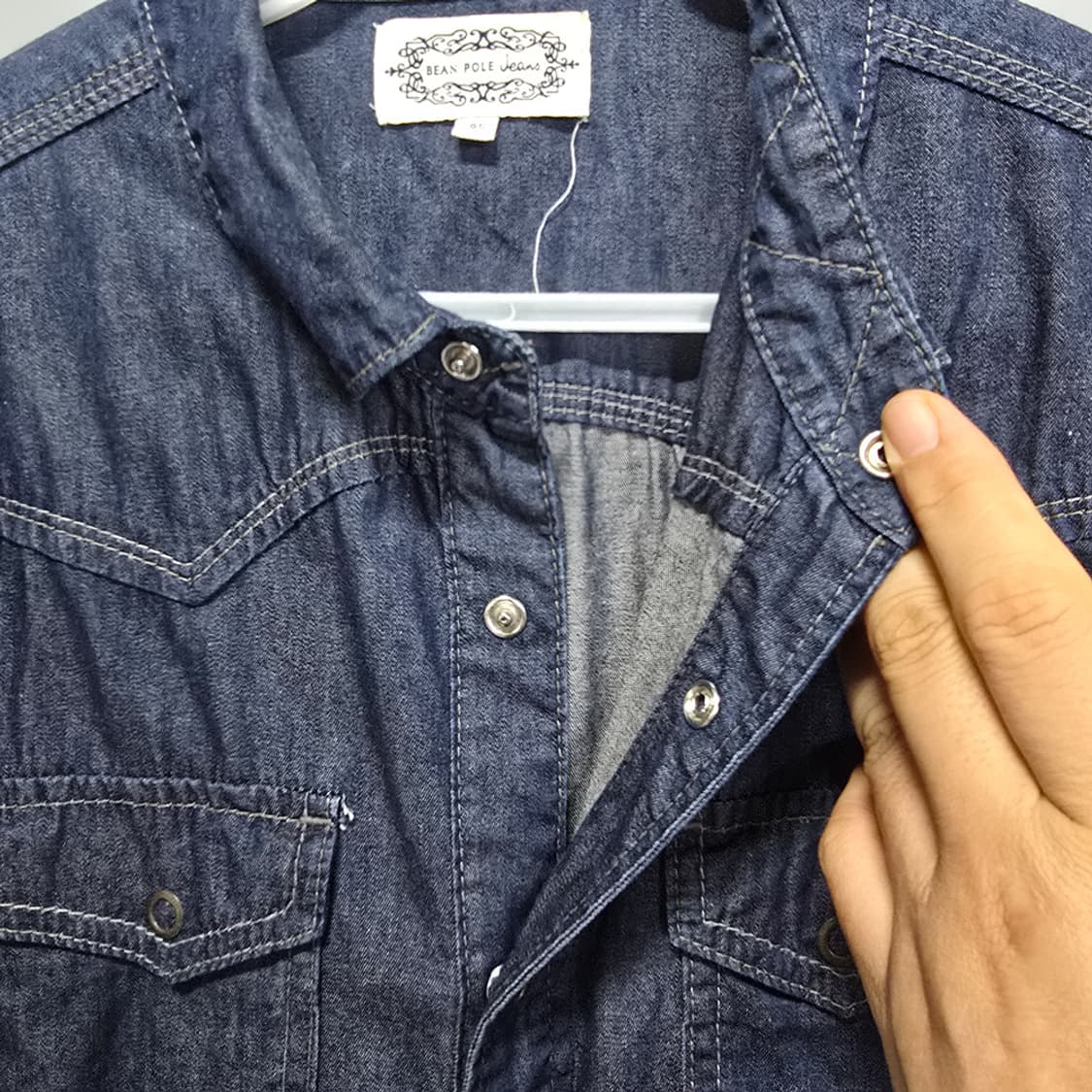 빈폴(BEANPOLE) 데님 청셔츠 95 상품이미지4