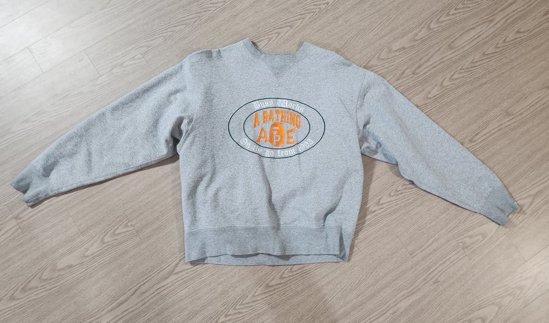 00's 베이프 크루넥 맨투맨 M사이즈 상품이미지1