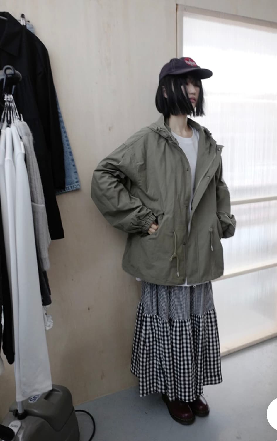 콜하그 사파리 후드 야상 자켓 카키 상품이미지1