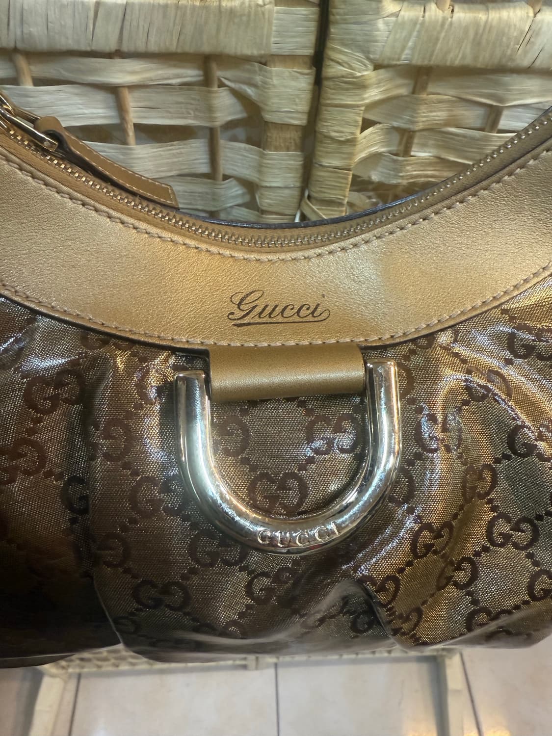 정품 구찌 D링 호보백 팝니다 상품이미지2